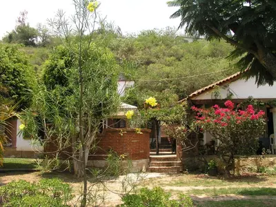 Jardín al aire libre en El Rincón de San Agustín Etla