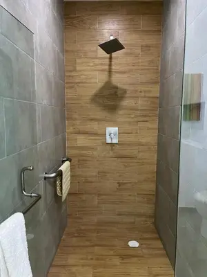 Un baño de Bamboo