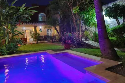 Piscina en o cerca de La casa de la tía 3B Cuernavaca