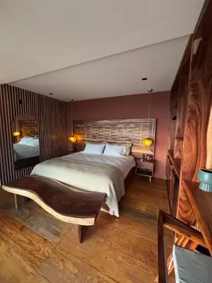 Cama o camas de una habitación en Lu Vee Oasis