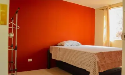 Cama o camas de una habitación en Cielito lindo