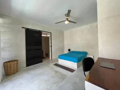 Cama o camas de una habitación en Casa Indy - your private oasis in Mazunte
