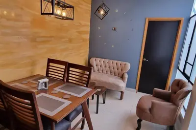 Zona de estar de Viñedito del coyote, Coyoacán