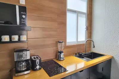 Una cocina o zona de cocina en Viñedito del coyote, Coyoacán