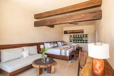 Cama o camas de una habitación en Casa Yati