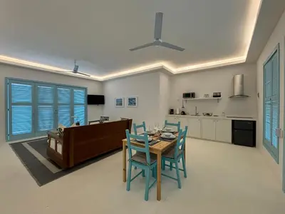 Una cocina o zona de cocina en Casa Playa Infinita