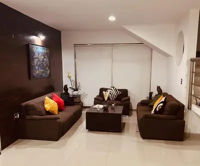 Zona de estar de Hermoso Penthouse