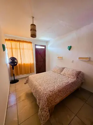 Cama o camas de una habitación en Habitaciones Casa Bule