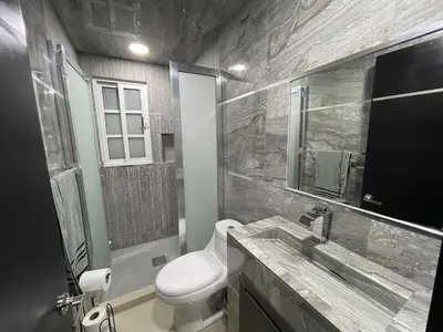 Un baño de Hospedaje Chignahuapan