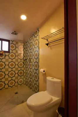 Un baño de Hotel Boutique Casa Bendición
