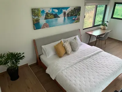 Cama o camas de una habitación en Casa Carolina Loft Romace