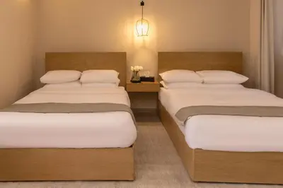 Cama o camas de una habitación en Orchid House Coyoacán
