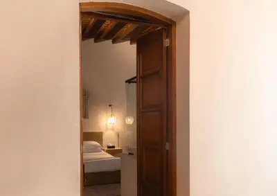 Cama o camas de una habitación en Orchid House Coyoacán