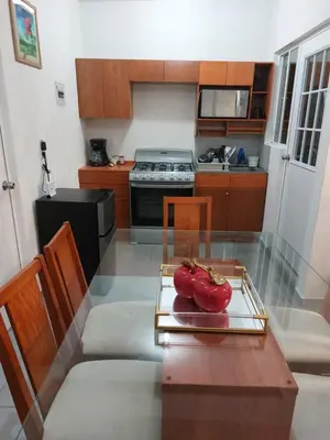 Plano de Hermoso departamento con alberca