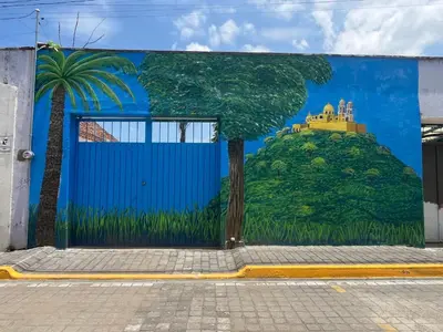 Edificio en el que se encuentra el camping