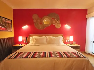Cama o camas de una habitación en Hotel Boutique Típico