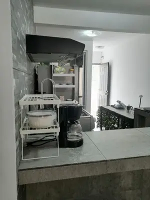 Una cocina o zona de cocina en Cómodo Depto frente a plaza Américas Xalapa Ver