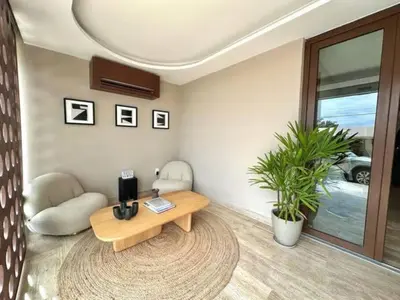 Plano de Departamento acogedor con vista al mar y alberca