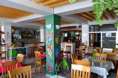 Un restaurante o sitio para comer en Hotel Presidente Vicente Guerrero