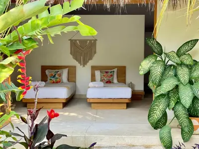 Cama o camas de una habitación en Casa Mona - Beachfront Luxury Villa - Verified Listing