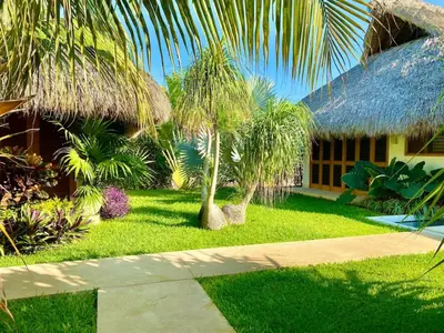 Jardín al aire libre en Casa Mona - Beachfront Luxury Villa - Verified Listing