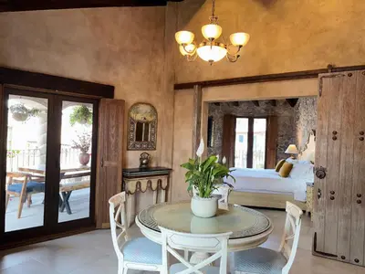 Cama o camas de una habitación en Loft Michelangelo: ¡El esplendor de ValQuirico!