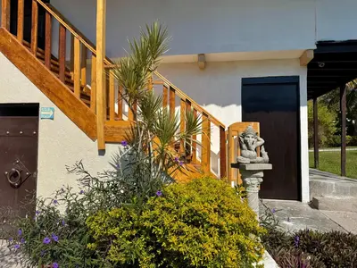 Jardín al aire libre en Casa Palma