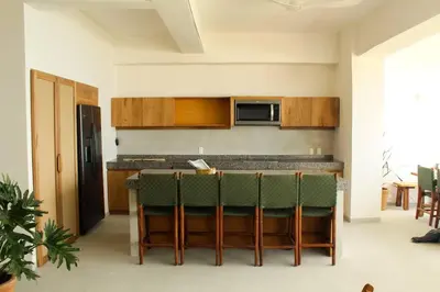 Una cocina o zona de cocina en The Views Jungle 202 Puerto Escondido