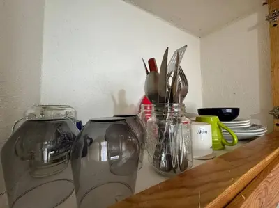 Una cocina o zona de cocina en Casita Bosque Briones