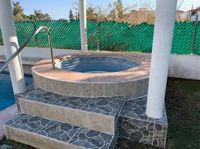 Plano de Residencia con alberca privada y jacuzzi en Lomas de Cocoyoc