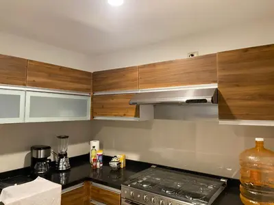 Una cocina o zona de cocina en Departamento en zona Angelopolis