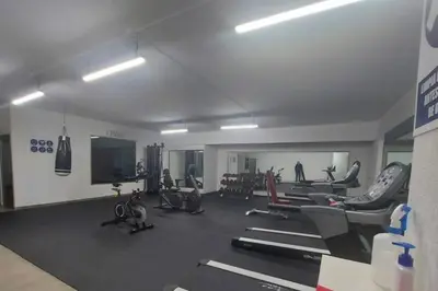 Gimnasio o instalaciones de fitness de Blue Towers Piso 9 - Departamento Moderno en Puebla
