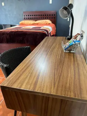 Zona de estar de Cómoda habitación en Coyoacán