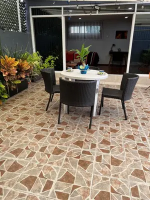 Un patio o zona al aire libre en Cómoda habitación en Coyoacán