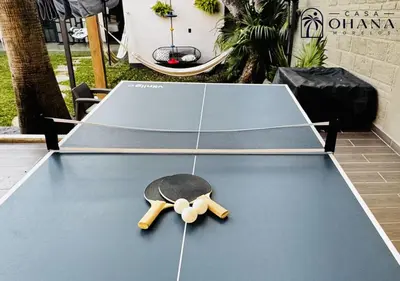 Instalaciones para jugar al ping pong en Casa Ohana Morelos o alrededores