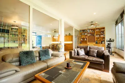 Zona de estar de Family-Friendly Oasis with Pool in Cuernavaca