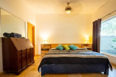 Cama o camas de una habitación en Family-Friendly Oasis with Pool in Cuernavaca