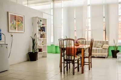 Zona de estar de The Green Loft, Oaxaca Centro