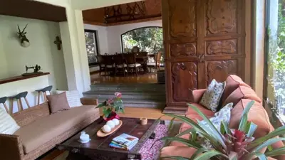 Zona de estar de Casa ideal para familias o grupos