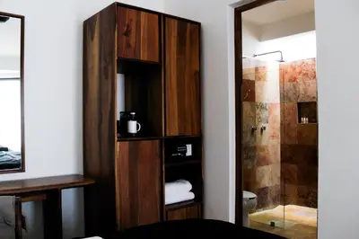 Un baño de Hotel Casa María