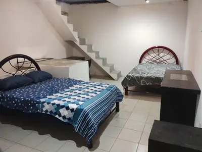 Cama o camas de una habitación en Centro Y Con Todos Los Servicios