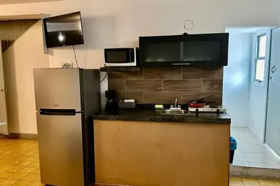 Una cocina o zona de cocina en Depa Familiar a 2 cuadras del Auditorio Benito Juárez
