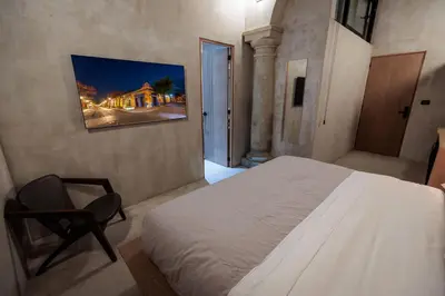 Cama o camas de una habitación en Casa 1800 Oaxaca Boutique Hotel City Center based