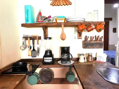 Una cocina o zona de cocina en La Casita de Juana Pancha