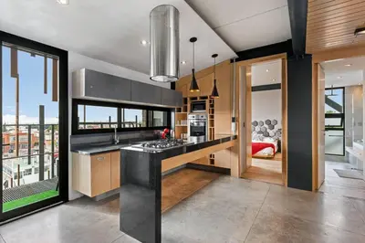 Una cocina o zona de cocina en Espectacular PENTHOUSE en Centro de Puebla