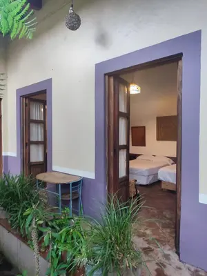 Cama o camas de una habitación en Casa Morfo Cultura