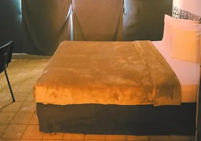 Cama o camas de una habitación en Departamento a 1 minuto de la terminal ADO