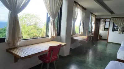 Zona de estar de Madre Tierra Hostal