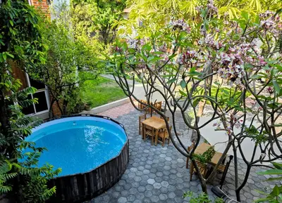 Jardín al aire libre en Los Temazcales de Xochitepec