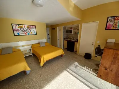 Cama o camas de una habitación en Torres Gemelas